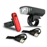 Zestaw ładowalnych lamp rowerowych LED Falcon Eye City