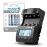 ZESTAW Ładowarka akumulatorków Ni-MH everActive NC-3000 + 4x akumulatorki everActive R03/AAA Ni-MH 800 mAh