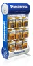 Zestaw Panasonic Alkaline Power  - 60bl LR6/AA, 60bl LR03/AAA, 12bl LR14/C, 12bl LR20/D, 24bl 6LR61/9V + Stojak 9 haków
