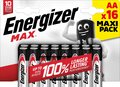 16 x bateria alkaliczna Energizer Alkaline MAX LR6/AA (box)