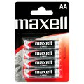 4 x bateria cynkowo-węglowa Maxell R6 / AA (blister)