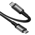 Kabel przewód USB-C PD 3.1 Gen2 100cm Baseus Cafule CATKLF-SG1 5A 100W szybka transmisja danych 10Gbps 4K