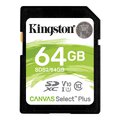 Karta pamięci Kingston Canvas Select SDXC 64GB class 10 UHS-I U1 - 100MB/s