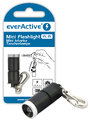 mini latarka diodowa, brelok everActive FL-15 czarna
